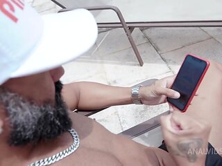 Big butt latina Ob Slave Nat one on one interracial anal scene