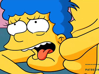Hentai ZZZ Fucks Marge Flanders - Big Tits, Creampie, Doggystyle - Uncensored HD