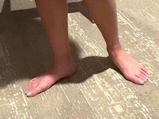 MILF with Big Natural Boobs Puts on a Show