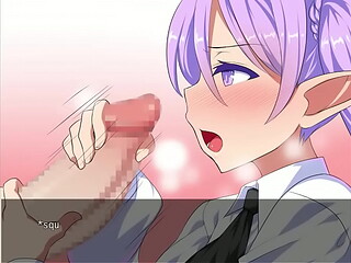 Sweet elven handjob
