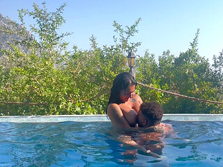Being Unfaithful to My Husband with the Huge Cock Neighbor in the Pool Yasmina Khan