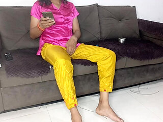 My sexy stepsister satin pink nighty