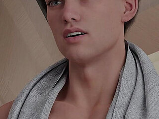 Godson 4 - Max Sees Lorraine in Bra and Panty in the Bathroom