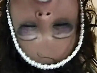 Sexy Blonde Pussy Fucking and Sucking Big Dick in Bathroom