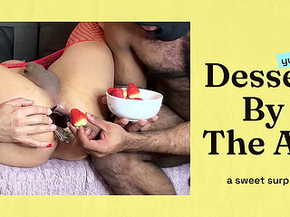 Strawberry Dessert With Pussy Flavor