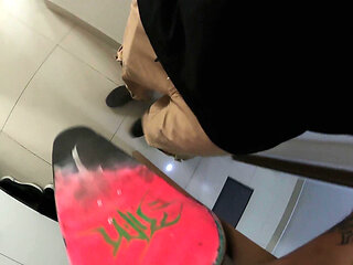 A Giant Skate Plays with a Tiny Human and Then Eats Him