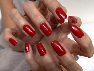 Masturbate for My Red Fingernails, POV, Part 1, Lady Victoria Valente