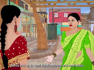 Dhongi Baba satisfied the craving of the desi bhabhi's cootchie in the ashram