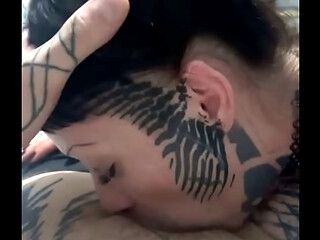 Huge cock for my tight stupid whore throat