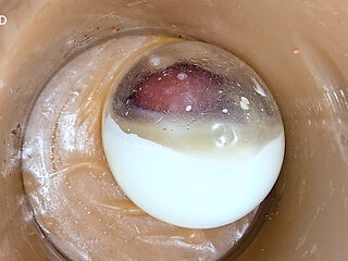 Cum Inside Me Over and Over! Camera inside Vagina Creampie Condom POV