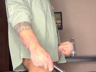 Stepdaddy Jerked. Homemade Stepdaddy Wank