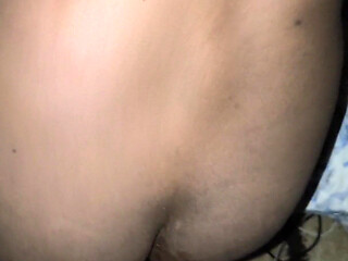Ebony Babe Getting Fucked in Doggystyle After Visiting His Boyfriend
