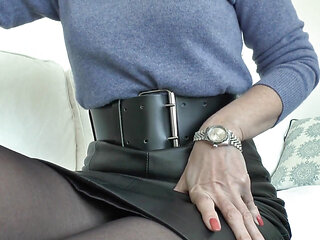 Fetish for Wide, Tight Belts and Wristwatches Part 1 Lady Victoria Valente