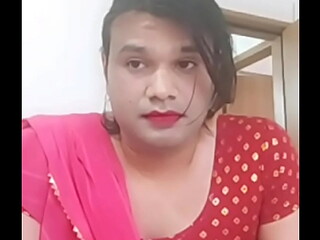 Videocall to a crossdresser indian by her fans