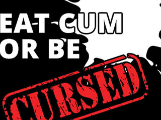 AUDIO ONLY - Eat cum or be cursed CEI training