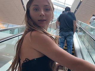 Real public sex at the mall with Macy Meadows - Teen gi...
