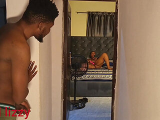 Teen Boy Peeped at His Porn Addict Step Sister Masturbating While Watching Porn