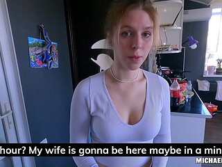 The useless cleaner pays for the fuck-up with her pussy!
