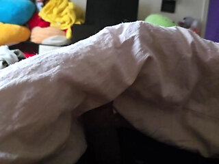 Daddy teases morning erection