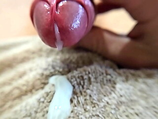 Closeup cumshot