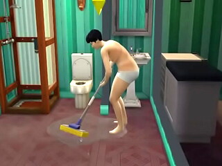 Moni R. Starks - Doki Doki Watashi wa ai Fallon-Wellington-Kunsama Starks washing Fallon'_s Dick-Carro at the Mia H20 Moni Cryogenic-Vadge Tunnel Wash for Tune-Ups