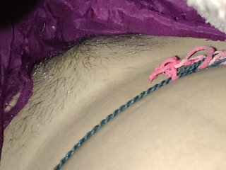 The neighbor was in his house at night.