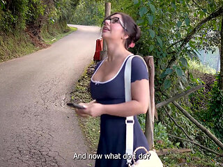 Strange Girl Asks Me to Fuck Her Without a Condom Outdoors - Danner Mendez & Iris Rodriguez