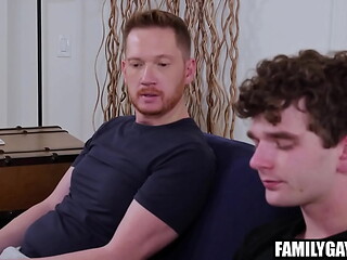 Stepdad&rsquo_s Bulge Too Big, Stepson Can&rsquo_t Resist