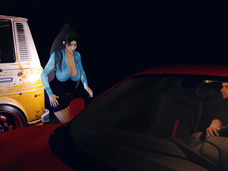 3D Huge Boobs Slut Naked Her Perfect Boobs Cheating with Big Dick