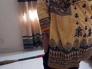 Depali Aunty Fucked by Stepson When She Was Cleaning His Room!