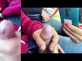 Coupleslowsexs Public Handjob Caught on Camera, He Films Her to Cum