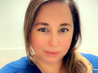 Being a naughty nurse at work