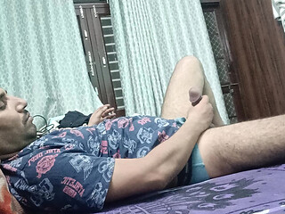 Indian desi police officer get sucked and shower with neighbour and army officer