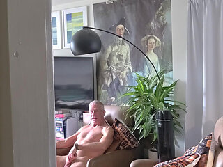 Caught My Step Dad Wanking His Big Cock I Had to Have It