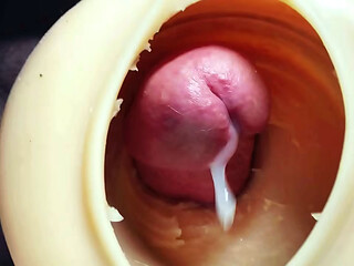 Fleshlight Gape Creampie Close Up Compilation