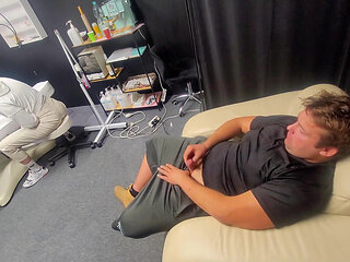 I'm Sitting in the Waiting Room and Looking at the Lady, I'm Getting Excited, I Start Jerking off, S