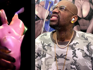 BBC Gooner Deepthroating a Cute Petite Transgender Girl Cock