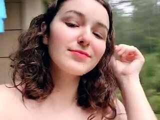Hot amateur teen girl with big boobs toying pussy on cam
