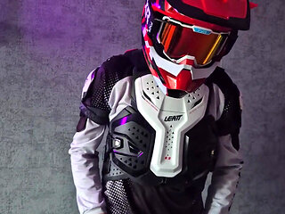 It's Very Exciting When You Touch Your Dick Wearing Motorcycle Gear