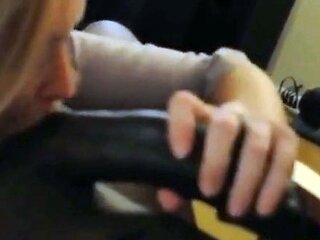 Amazing Interracial Amateur Blowjob