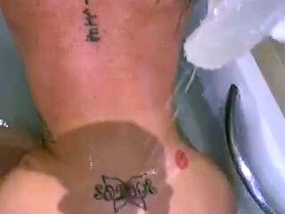 Amateur striptease and Solo masturbation
