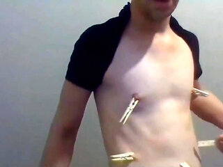 Clothespin Play Fetish Fanclub Video of the Month