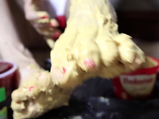 Peanut Butter, Jelly &amp_ A Foot Fetish Fantasy