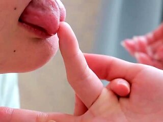 Asian Teen Lesbians dance with handjobs