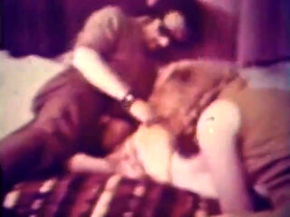 Red panties brunette and blonde chicks fucks in threesome