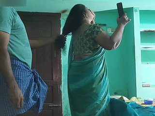Tamil aunty was watching TV then I had hot sex with her