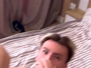 Orgy, guys and daddy with a big cock fuck tight sweet twinks