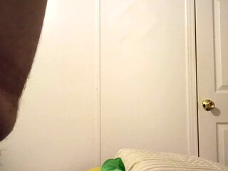 Pretty Flower Panties Cumshot!