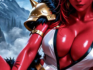 She Is the Queen of Fire, Luring Mortals Into Her Sinful Embrace