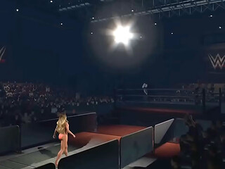 WWE 2k26 Charolette Flair Bikini Entrance